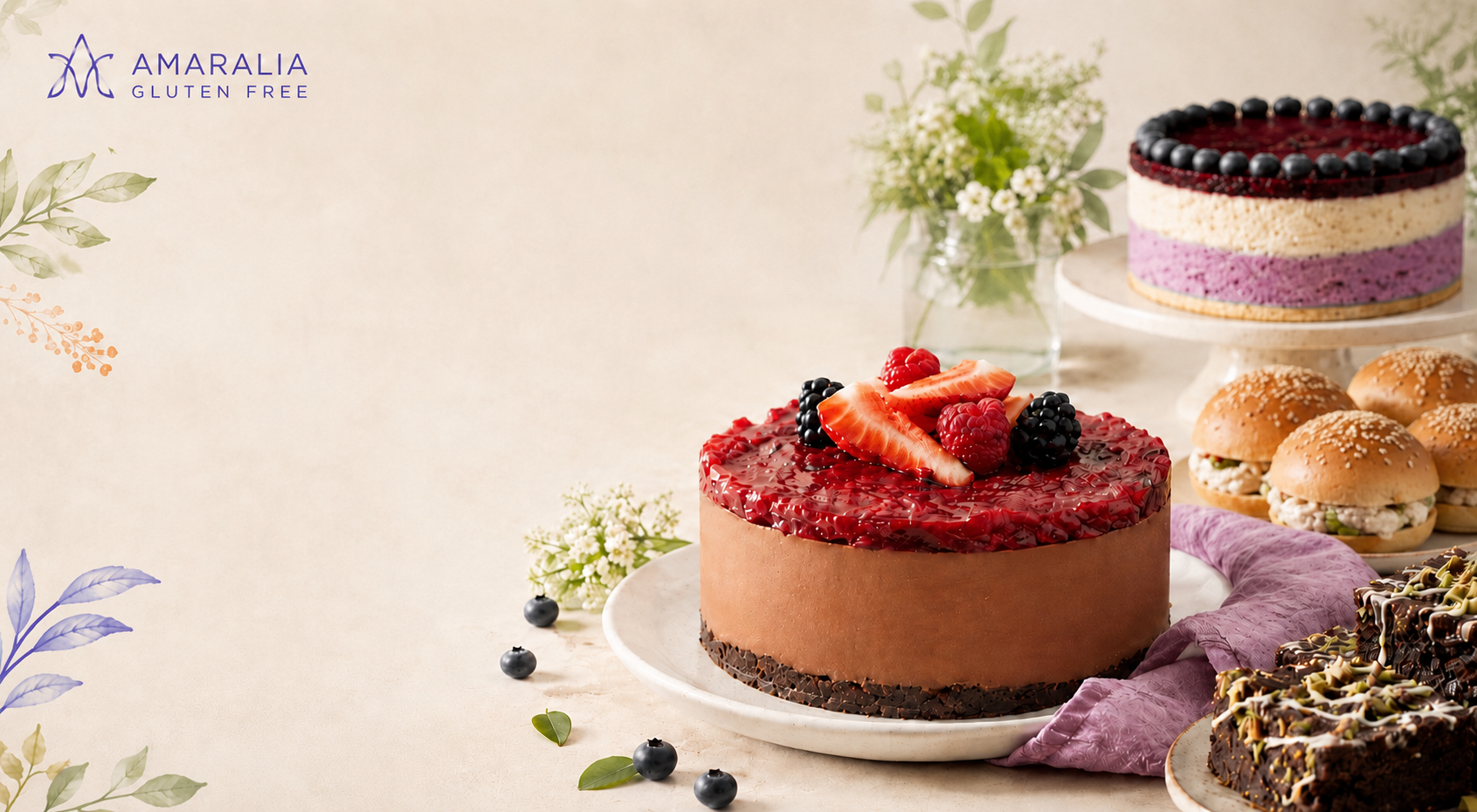 Torta saludable Amaralia